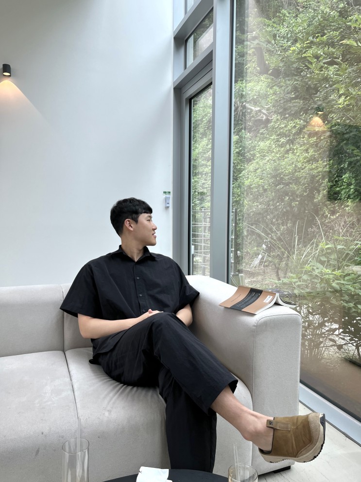 남자 캐주얼룩 :) 아이러니포르노 나일론 팬츠 86-IRO280 워터프루프 원드브레이커 원턱 와이드 팬츠