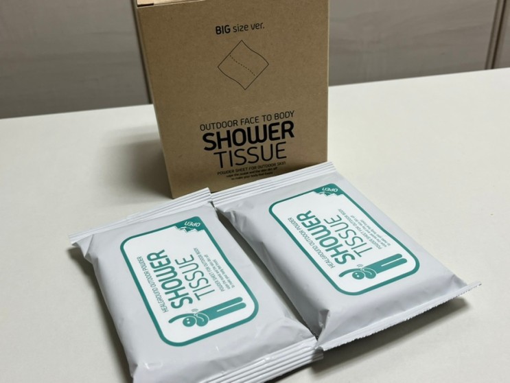 땀냄새 제거 하기 좋은 데오드란트 티슈 힐그라운드 샤워티슈 여름필수템 추천