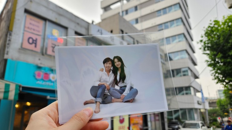 서대문구청 사진관 포토플러스에서 모녀사진 찍고 왔당