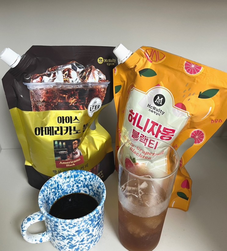 가성비 좋은 맥널티 1리터 대용량 커피&음료 추천