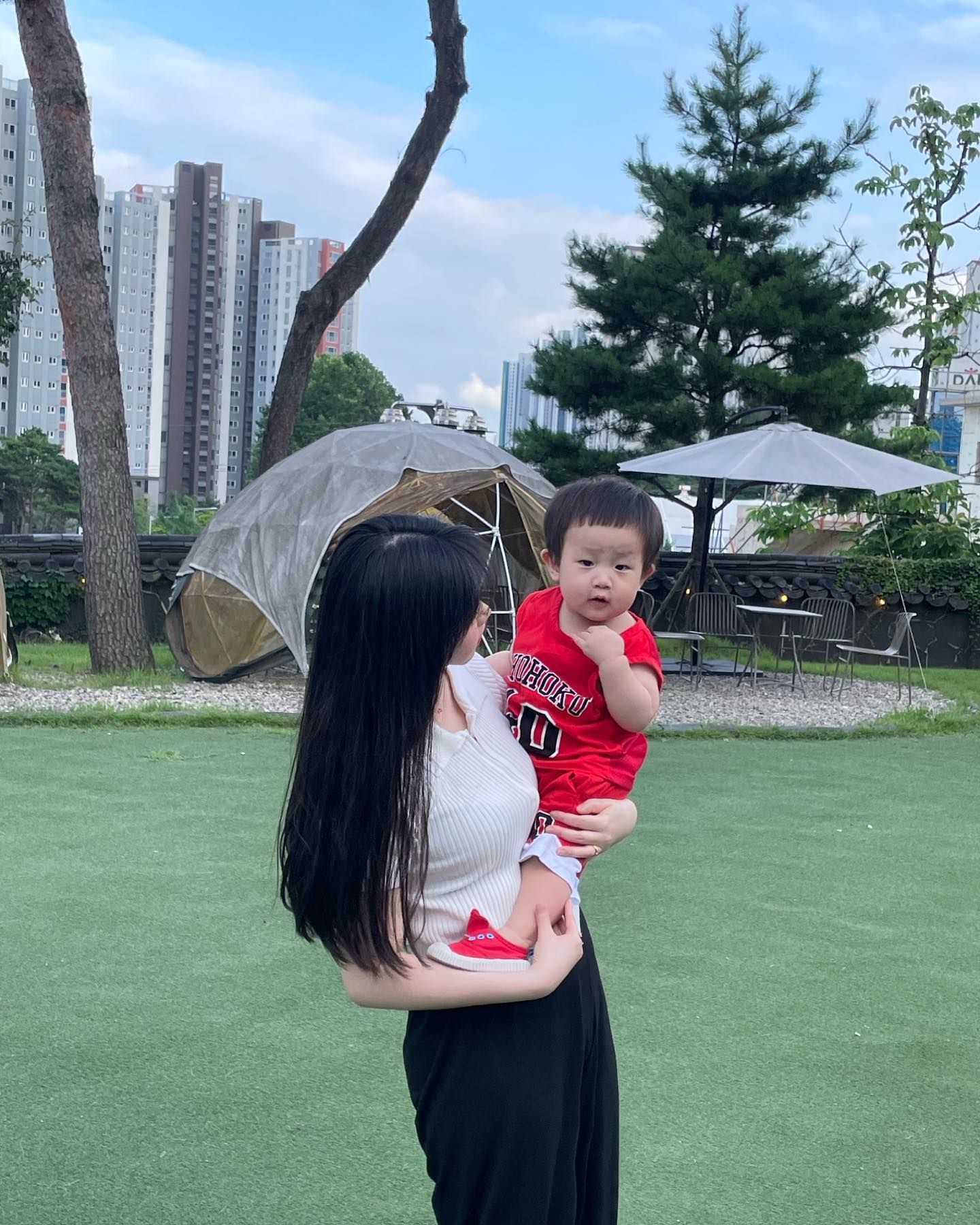 사진 찍기 싫어하는 엄마랑 ❤️