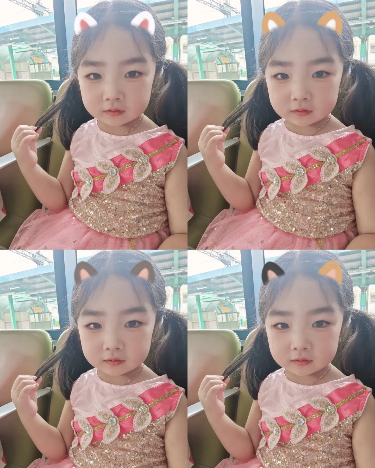 ❤️43개월 24일

갑자기 스노우 사진찍는거에 빠진 5살
혼자서 열심히 찍다가 엄마도 같이찍자는ㅋㅋ
사랑스러운 내새끼😊❤️

#기차기다리면서 #기차안 #사진찍기놀이