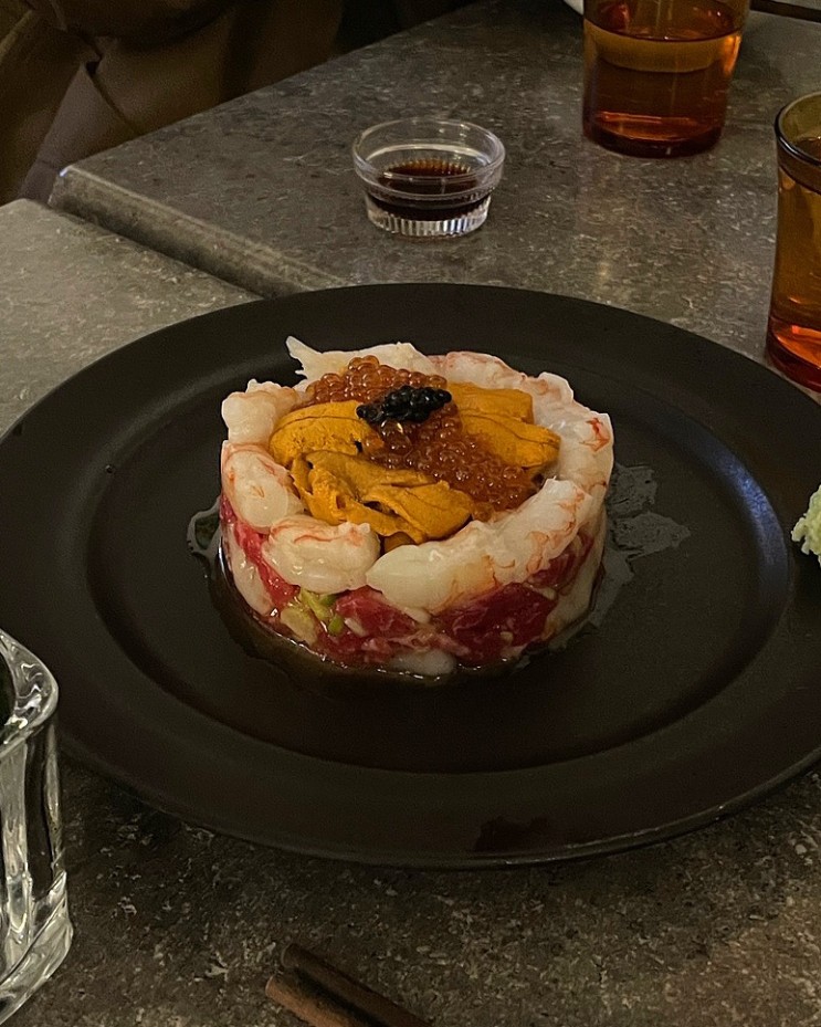 삼각지 와인바 키녹 Kinok 한우육회케이크 맛집