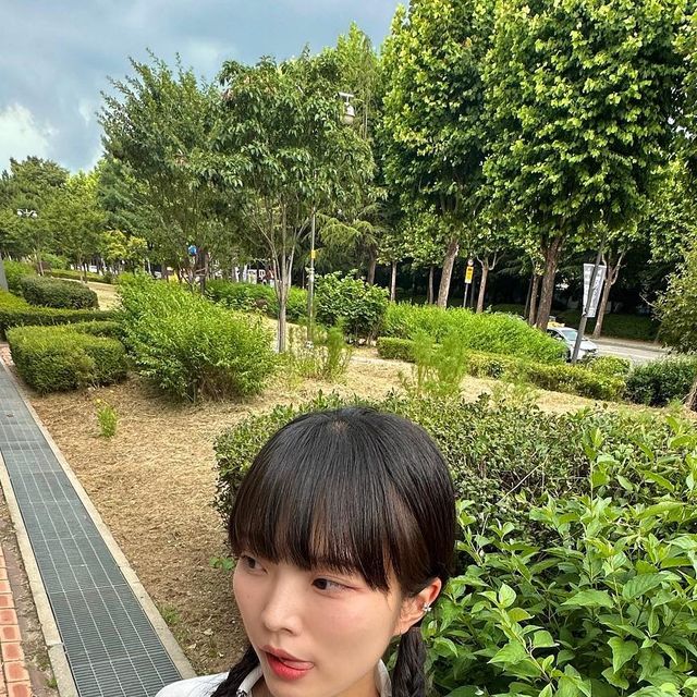 태윤 on Instagram: "므찐 해바라기 티셔츠와 므찐 하루 -ˋˏ ♡̴ ˎˊ-"