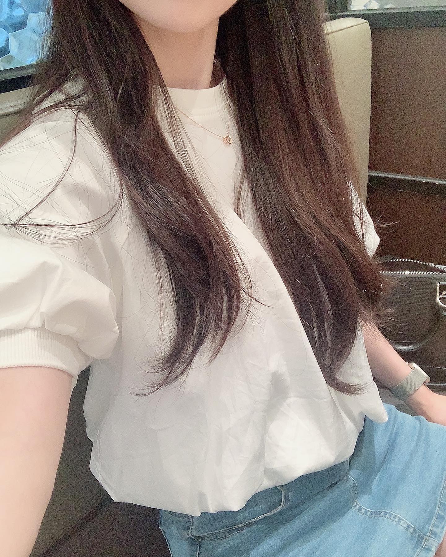 며칠전 ZARA 갔다가 꽂힌😍
내사랑 화이트블라우스
#오늘의착장