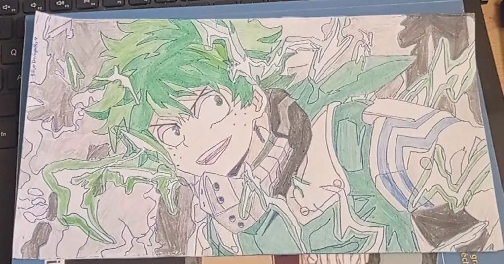 It's been a year (and more) since my last update, right?
Anyways, I'm back with Izuku Midoriya or Deku (anime:My Hero Academia), requested by my niece. I know, I know, my coloring is not the best but I gave it my best shot. Anyways, I hope she will be pleased with the results (mini spoiler: she loves it a lot)!

#Drawing #Deku #MyHeroAcademia #IzukuMidoriya #Fanart #Dekufanart