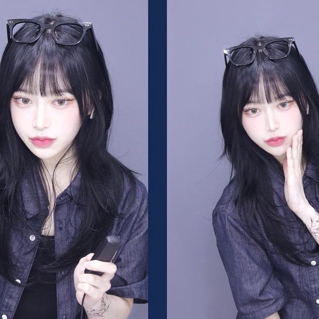 하나 HANA on Instagram: "아티스타에서 머리하고 행복하게 사진 찍기✨"