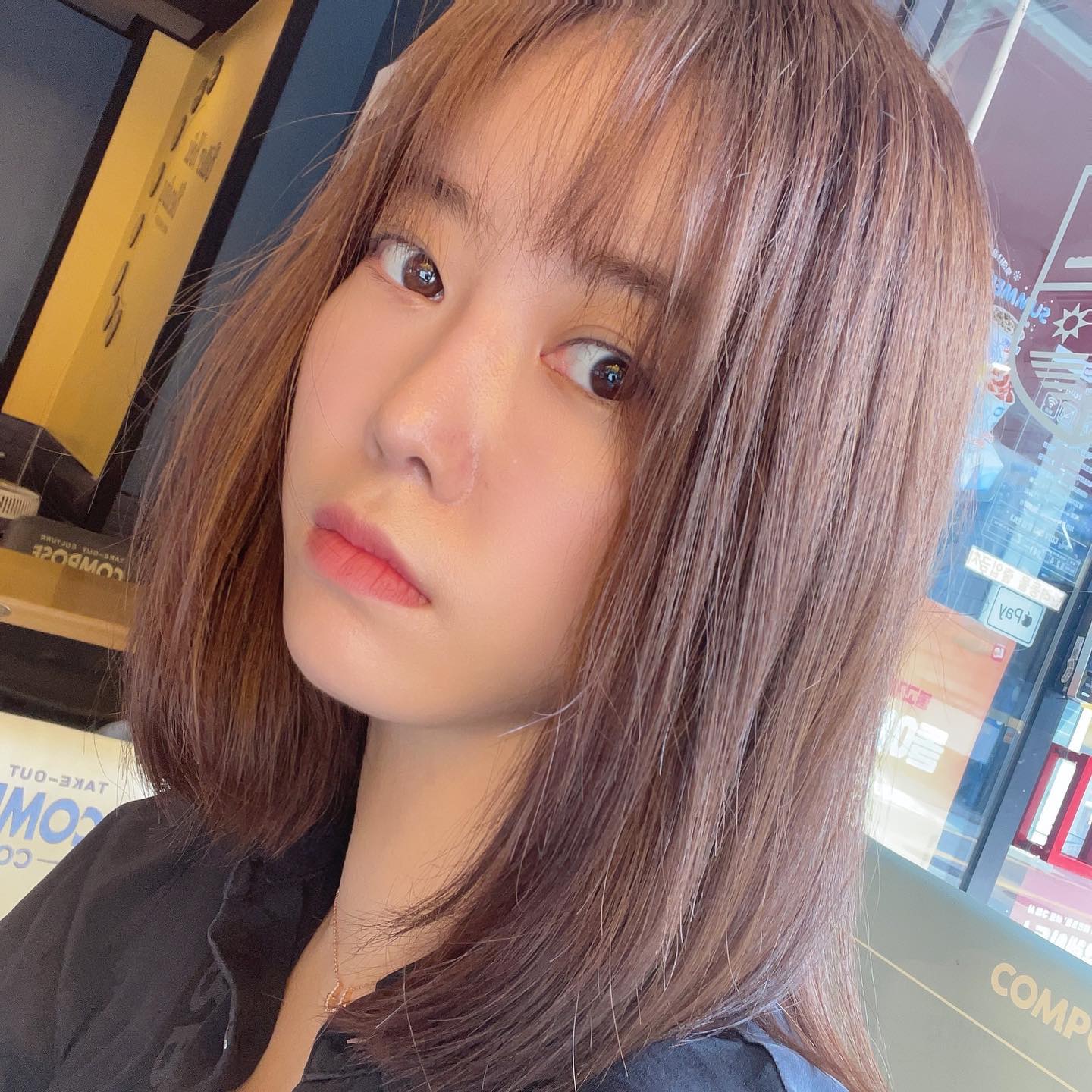 #출근전 #머리변신 ㅋㅋㅋㅋ 본식 후 머리 짧아지는거 국룰 💇🏻‍♀️ 단발병 만기환자 이만 출근 ,, 총총!