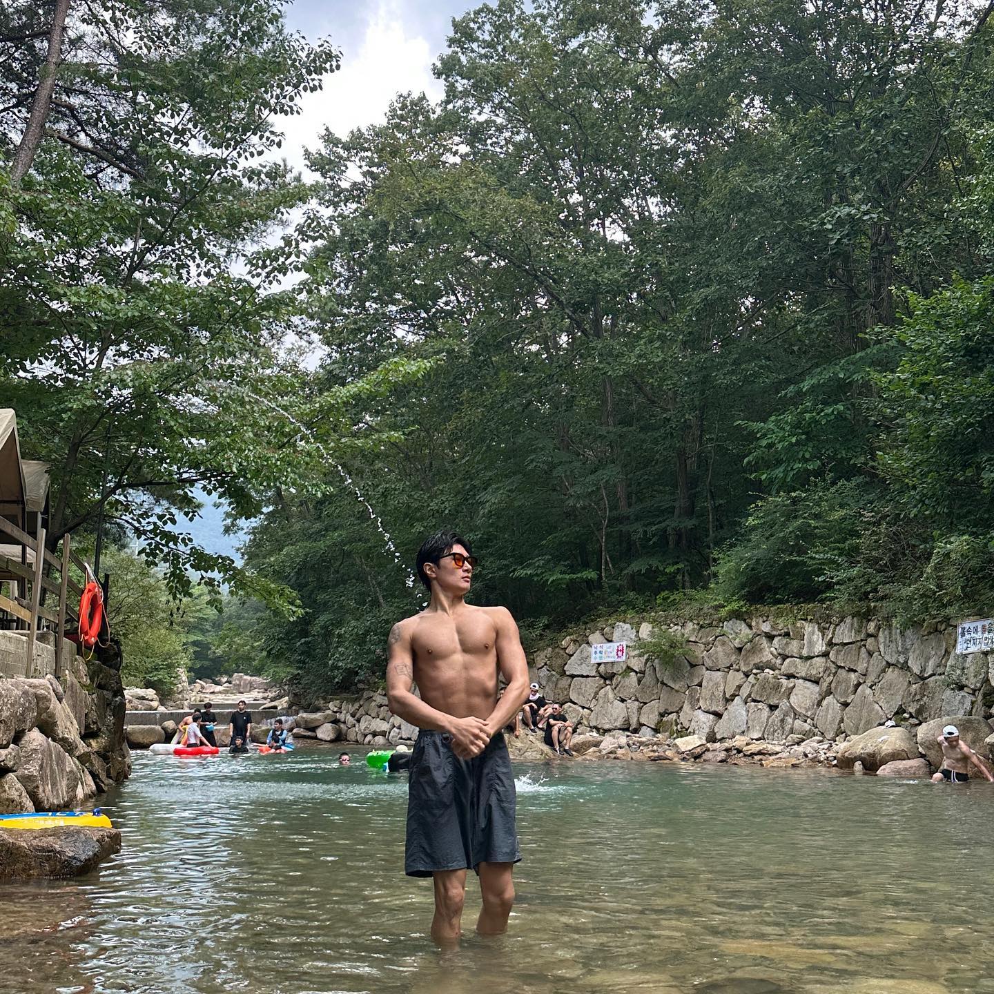 올해 물놀이 끝 ᐕ