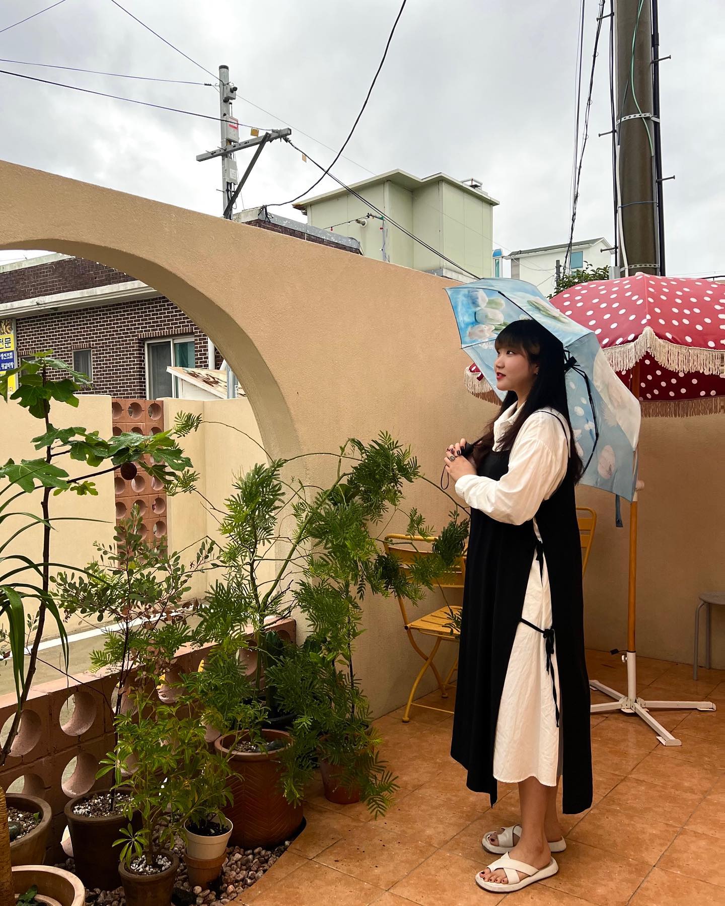 야 비 당장그쳐 뚝🌧️