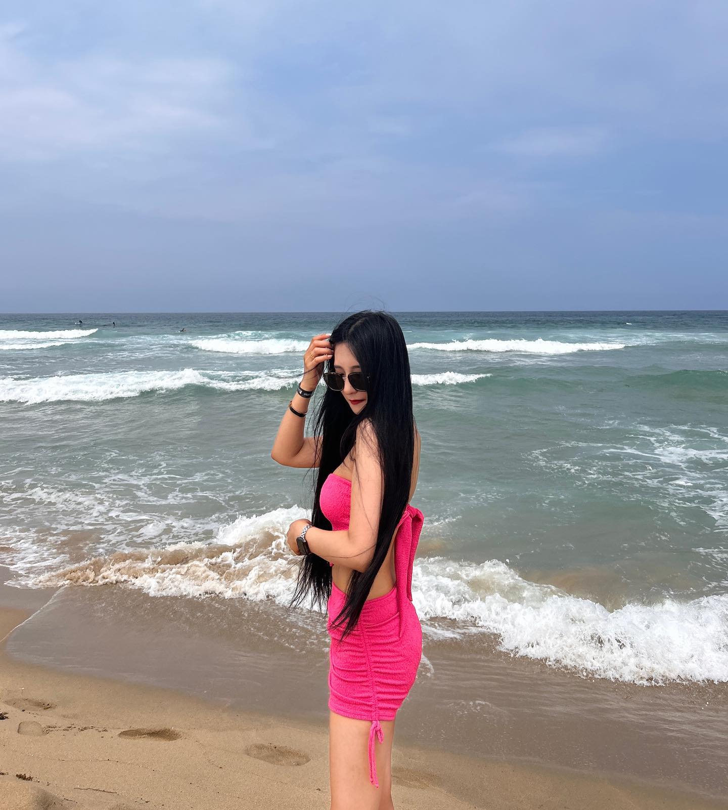 끈 풀리면 시집 다 간고야구냥,,,, #양양 #비키니