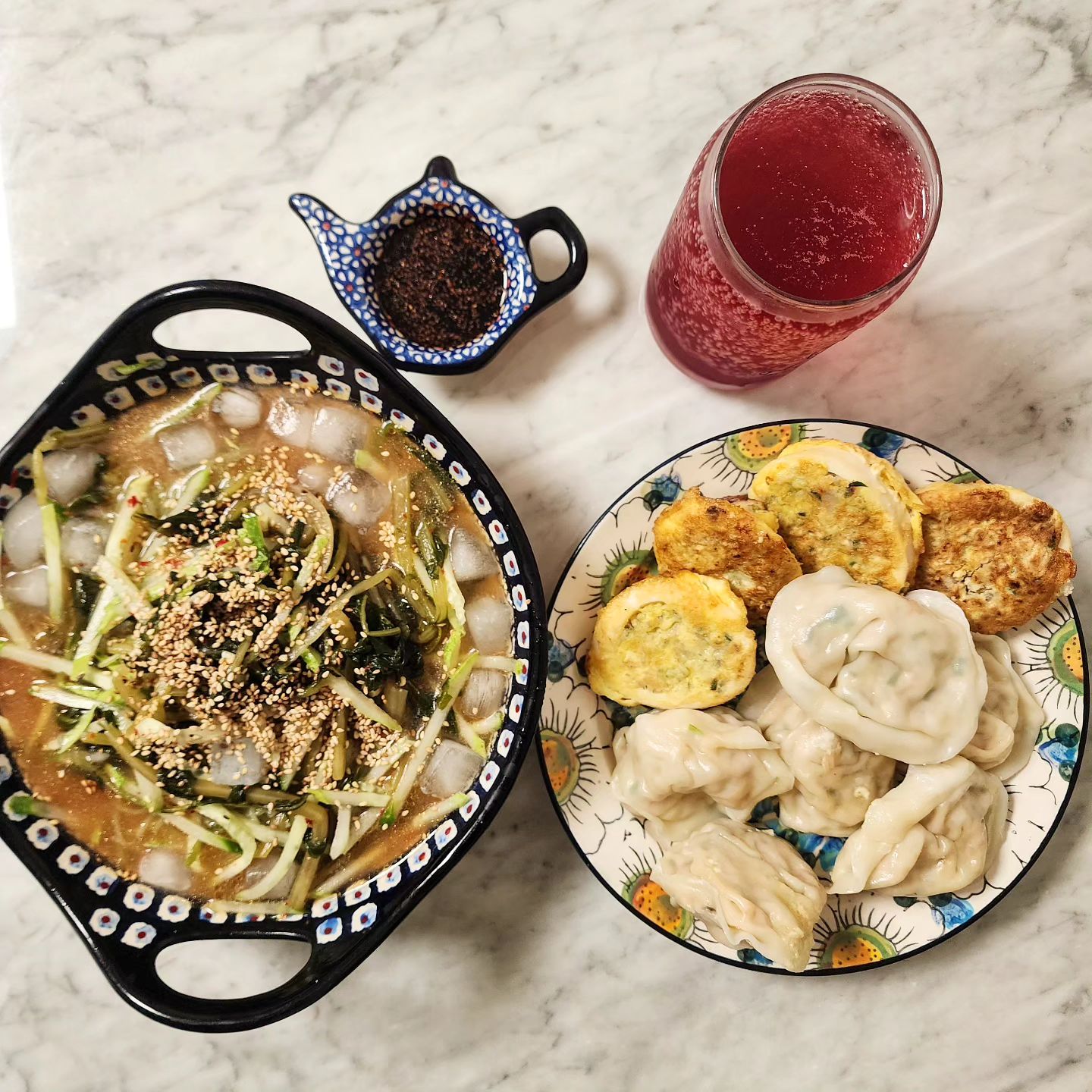 #어머니만두 #열무냉면

테니스 두탕
승리의 만두와 물냉면🥟