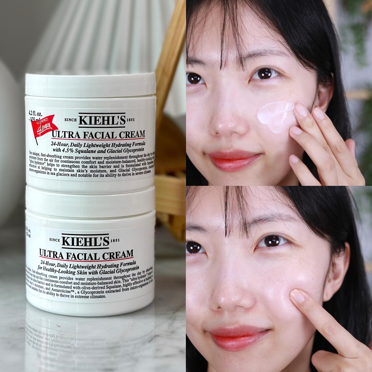 #제품협찬 kiehlskorea
13년 연속 1위로 국민 수분크림이라고 불리는 키엘의 베스트셀러! '울트라 훼이셜 크림' 4.0세대가 출시되었는데요. 저도 N통째 사용하고 있는 찐템!
강력한 보습 성분이 함유되어 있고, 피부 수분 장벽 강화에 도움되는 스쿠알란이 4.5% 함유되어있더라고요. 순한 포뮬라여서 모든 피부타입이 부담없이 사용할 수 있답니다. 생크림 제형이라 피부에 올렸을때도 부드러운 발림성과 사르륵 흡수 되어 쫀쫀한 피부 완성!
 
9월 20일부터 성수동에서 키엘 팝업스토어가 열리니 많관부!

#키엘 #울트라훼이셜크림 #울트라훼이셜크림4세대 4키엘수분크림 #국민수분크림 #피부진정 # 수분충전 #스킨케어루틴 #데일리스킨케어 #수분크림추천 #피부보습