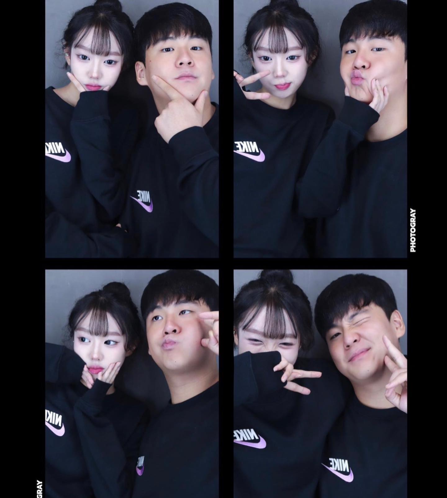 첫 커플룩 성공적 .. 💜