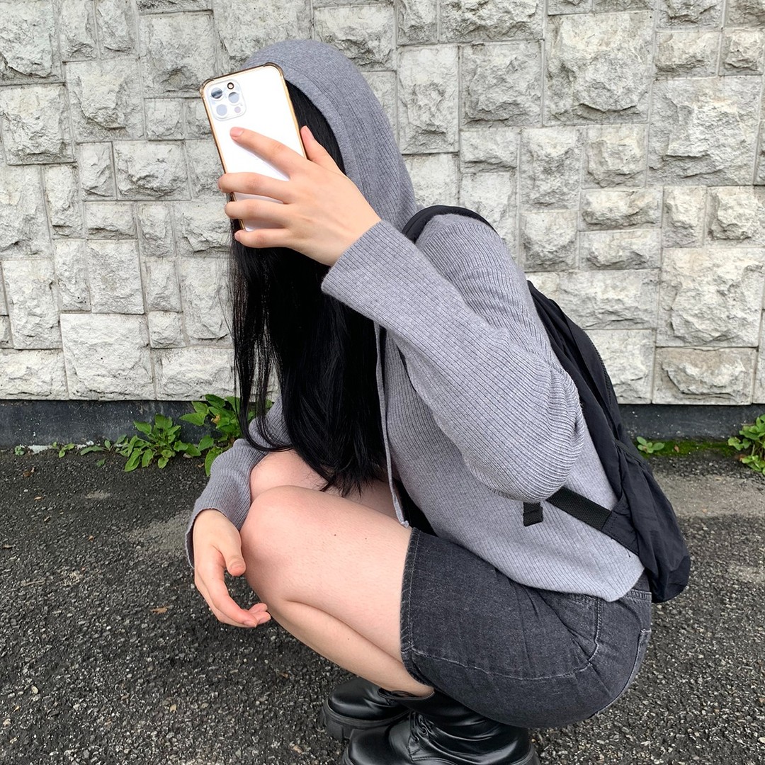 촉감이 너무 좋아
계속 입고 싶은 귀여운 골지 후드!