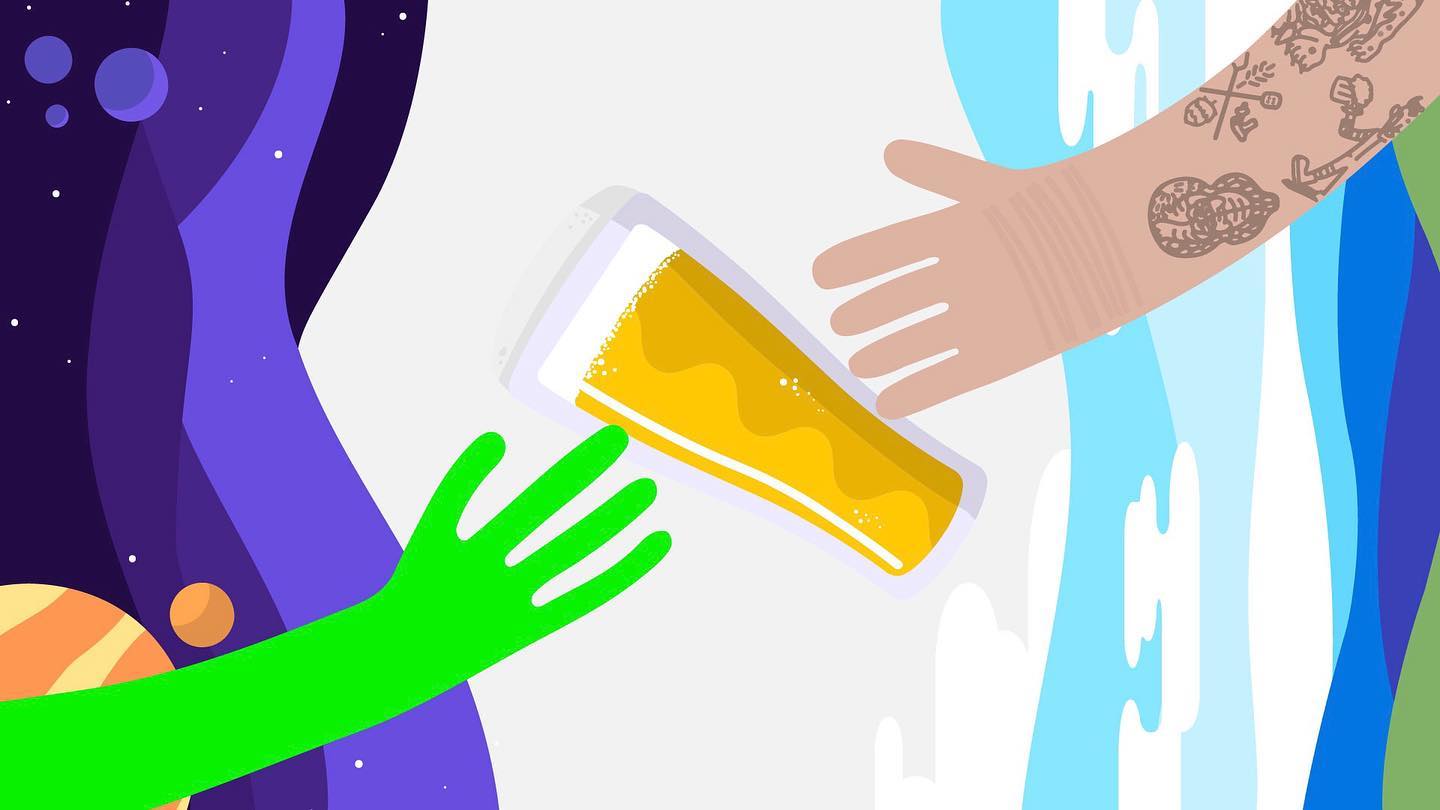 "Collaboration"
Hazy IPA tamna_ales 
Westcoast IPA aleian.brewing 
Comming sooooooooon
#peaceout 🤙🏾