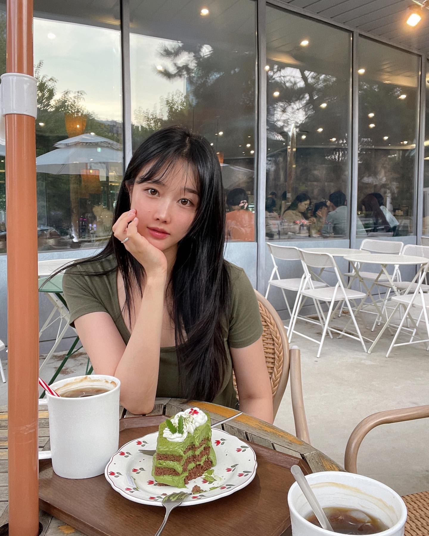 케익이랑 깔맞춤 ㅋㅅㅋ
#말차티셔츠