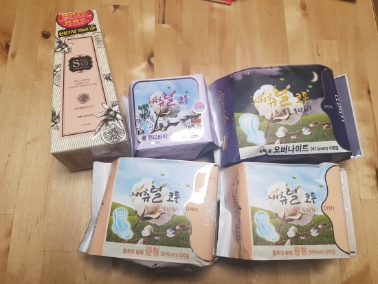 순면생리대, 내츄럴코튼 울트라 슬림 생리대추천~