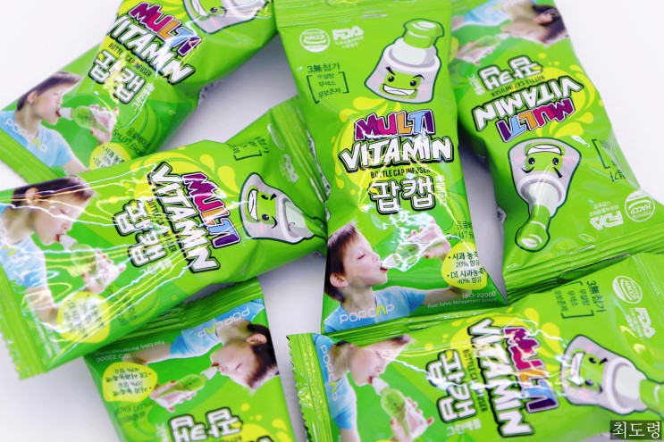 마시는 비타민음료 팝캡키즈