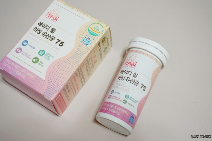 레이디힐 여성유산균 , 보장균75억 하루한알로 섭취 끝