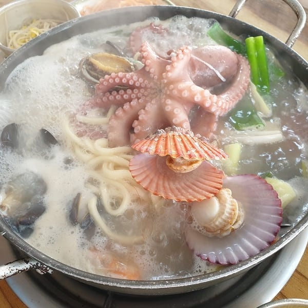 #영종도맛집  #미애네바다속칼국수 바다속칼국수 2인 35000원