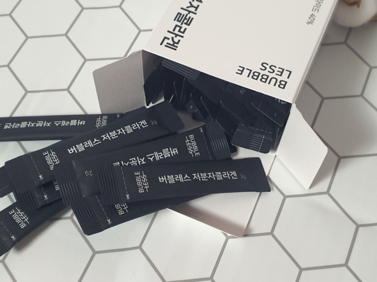 먹는콜라겐 버블레스 저분자콜라겐 효능 간편섭취로 피부관리해용