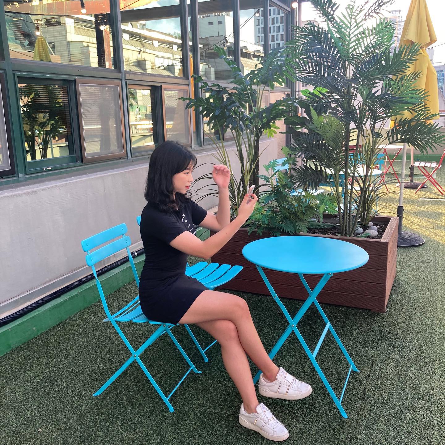 오랜만의 외출
#창원 #더블시트