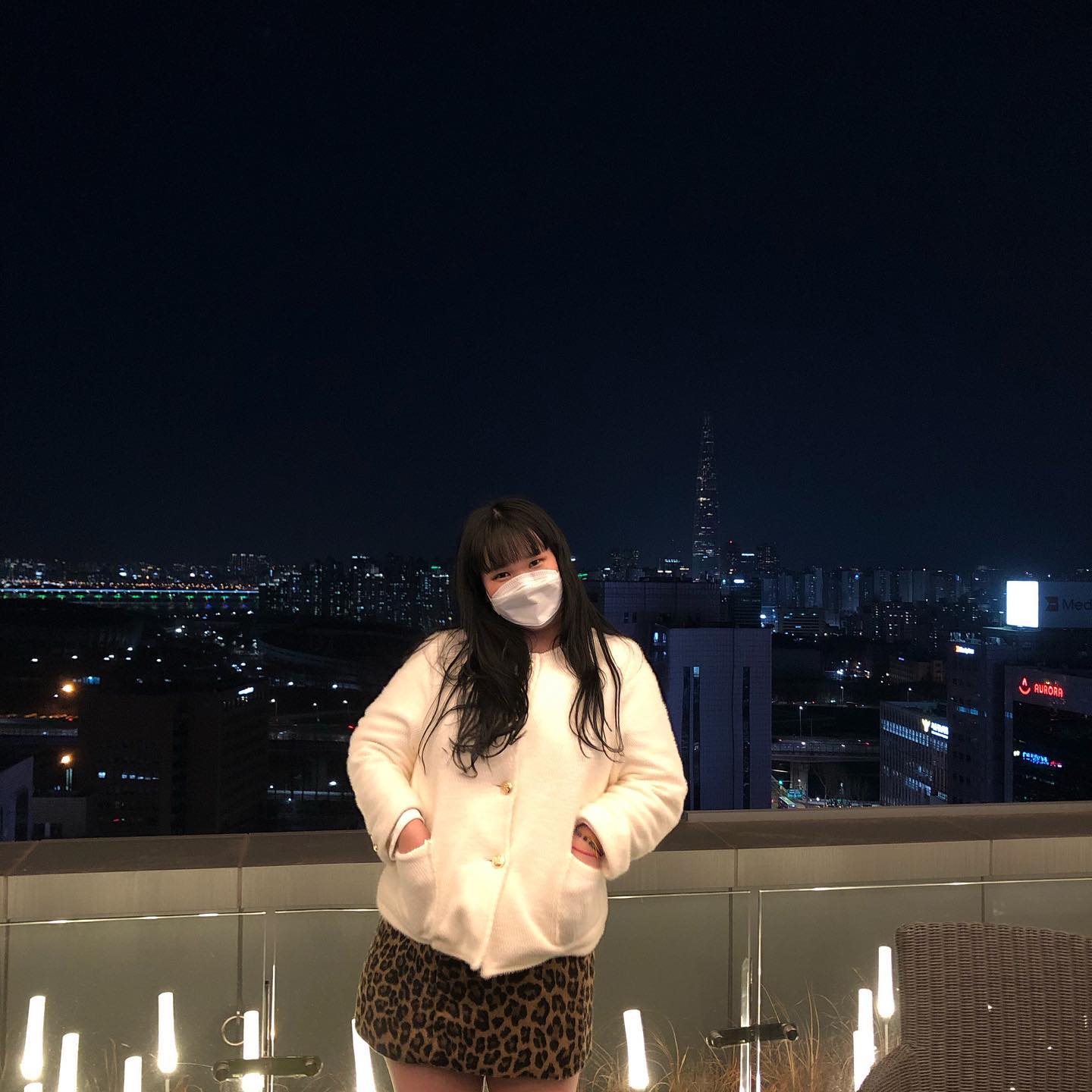 저기 뒤에 롯데월드 타워 보인다( ✌︎'ω')✌︎