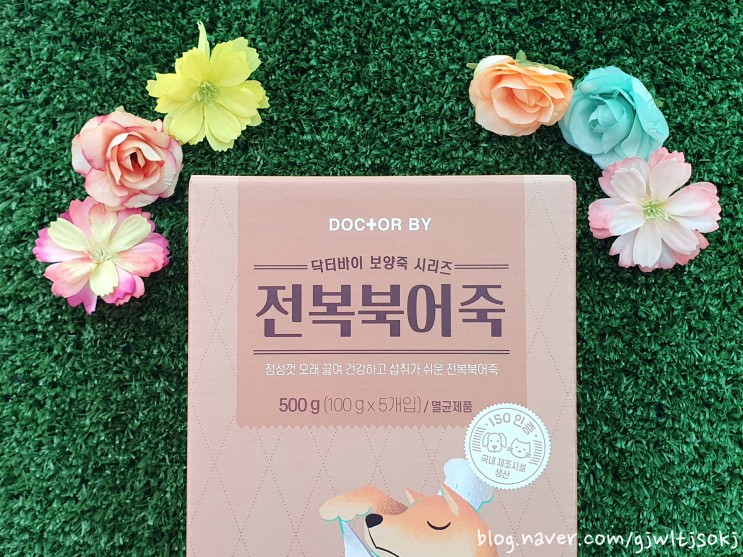 다가오는 여름 대비, 소화가 편한 국내 생산 강아지 보양식 추천! 닥터바이 전복북어죽