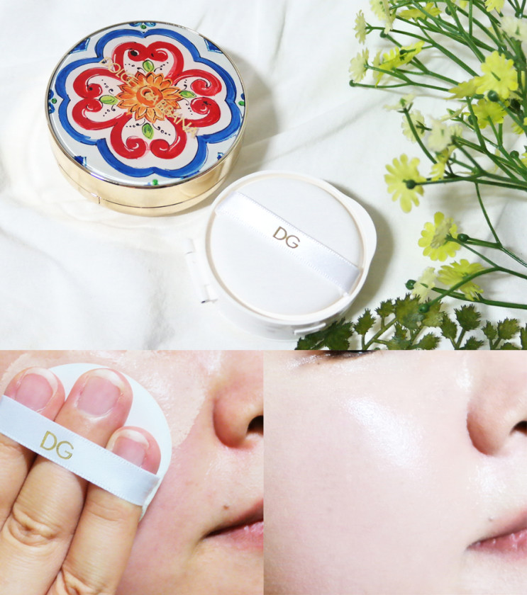 돌체앤가바나 뷰티 솔라 글로우 헬시 글로우 쿠션 파운데이션 매끈광채피부 여름쿠션