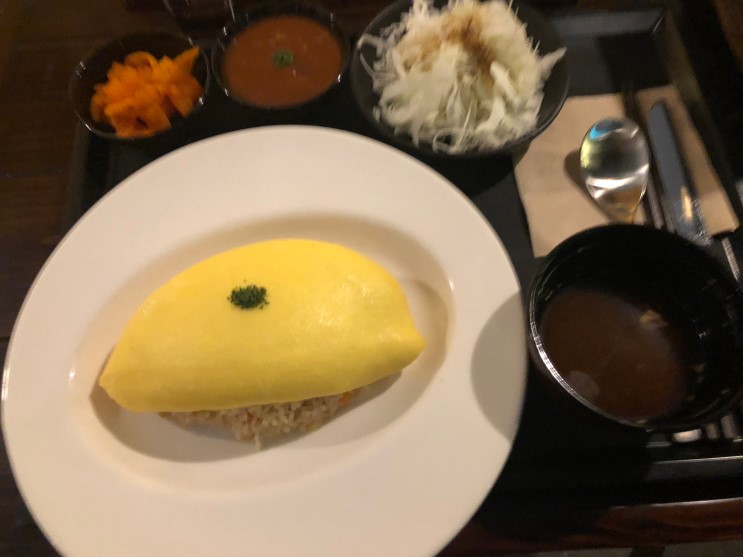 판교 아비뉴프랑 일본가정식 후라토 식당 반숙 오므라이스!
