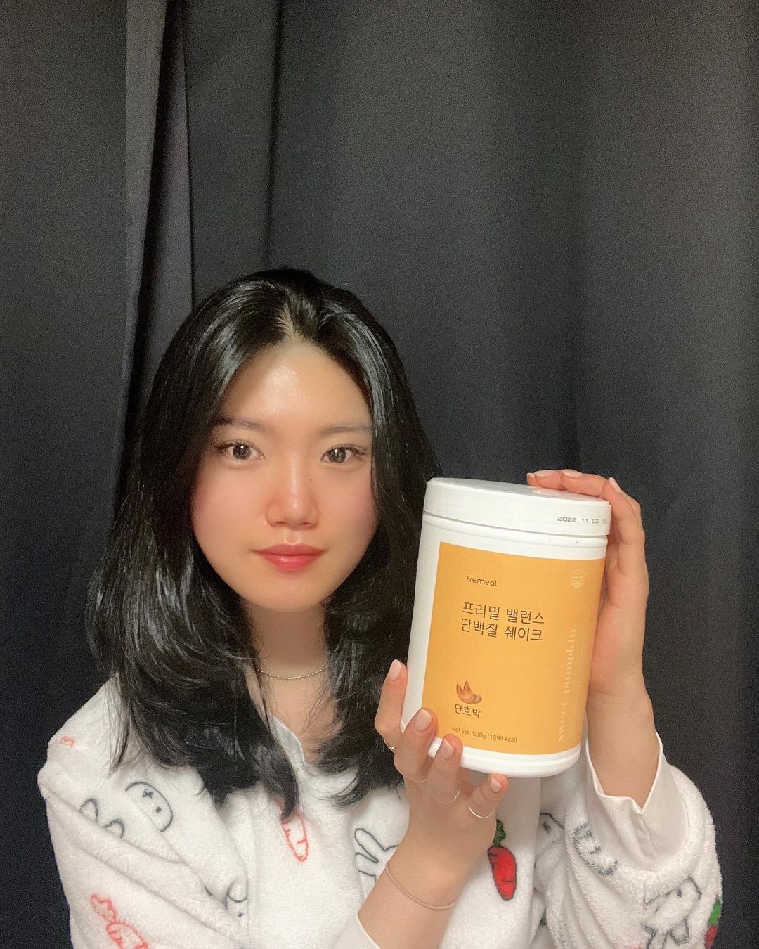 ღ 스마일 도경 ღ on Instagram: “#협찬 개별포장으로 나오던 프리밀이 대용량으로 나와 먹어보았어요~ 저는 단호박 맛을 먹었는데 안에 알갱이가 씹히면서 맛있는 식감으로 고소한 맛