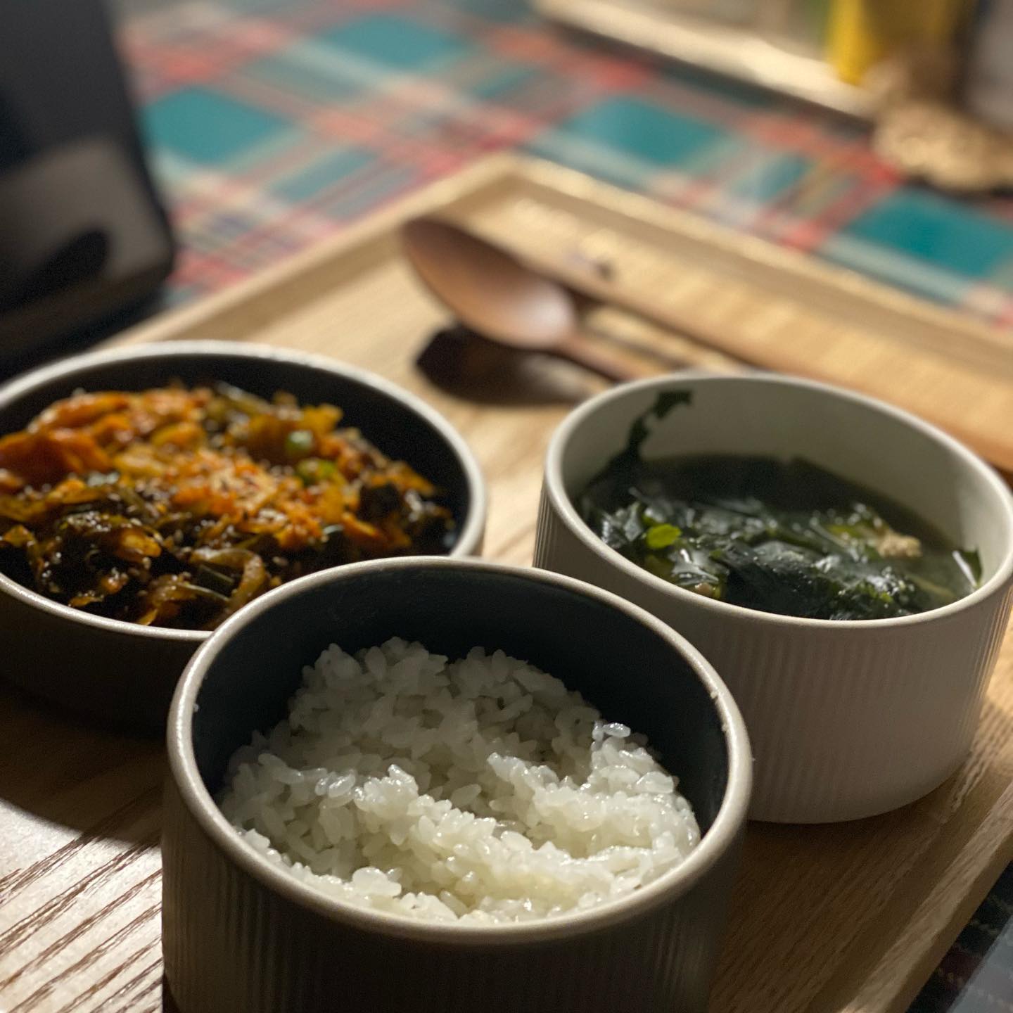 오느른 미역국입니다람쥐!