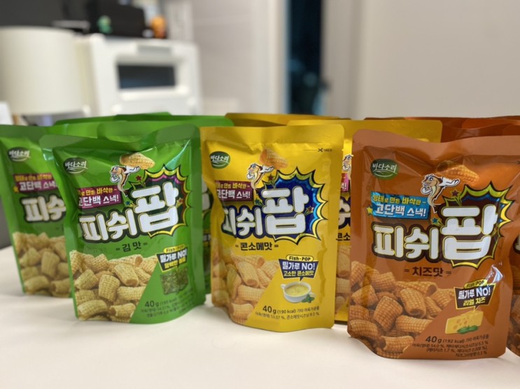 육퇴후 맥주간식으로 바다소리 피쉬팝 먹어봤어요!