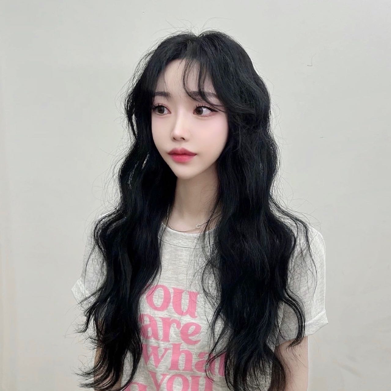 💖
⠀
더운 여름이지만 흑발 포기 모테..
⠀