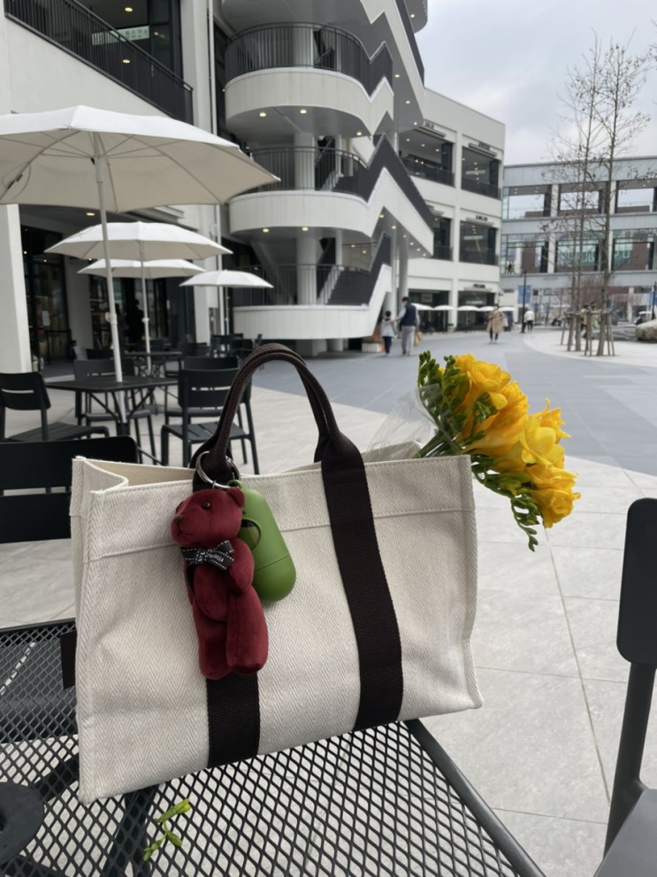 [제주 신라호텔] 신라 에코백 + 신라 베어 (키링)