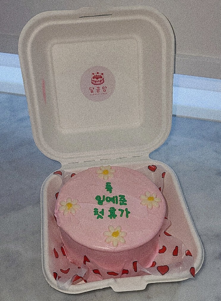 레터링 케이크가 이렇게 맛있다고?! - 달콤맘 미아 케이크 (군인 레터링 케이크 강추💚 )