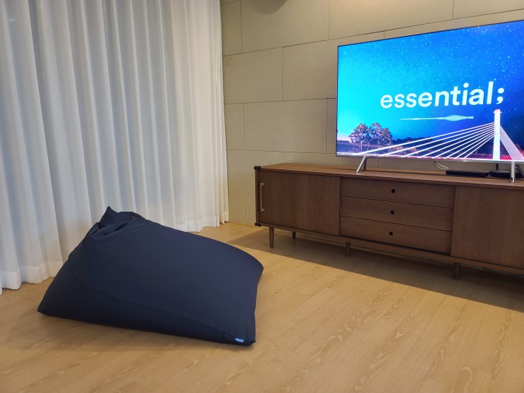 1인용쇼파 의자, 푹신하고 편안한 '생활특권 쫀득 삼각빈백' 추천 (사용후기)