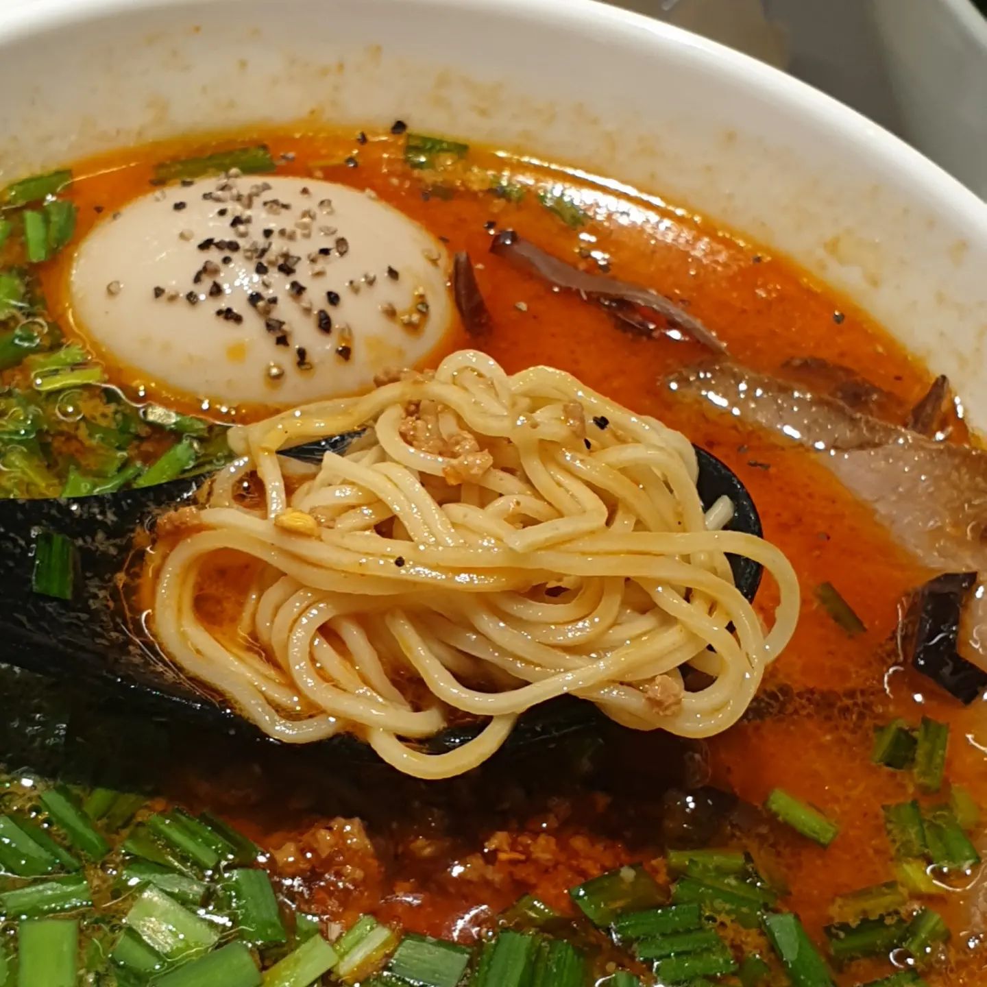 배곧 마제소바 맛집 #판코
혼밥하기도 좋은곳
탄탄멘과 카라이마제소바
진짜 둘다 맛있다!!

주문즉시 만들어줘서
따끈따끈하게 국물과 먹을 수있다
부족하면 밥 추가해서 비벼먹기도 좋음!