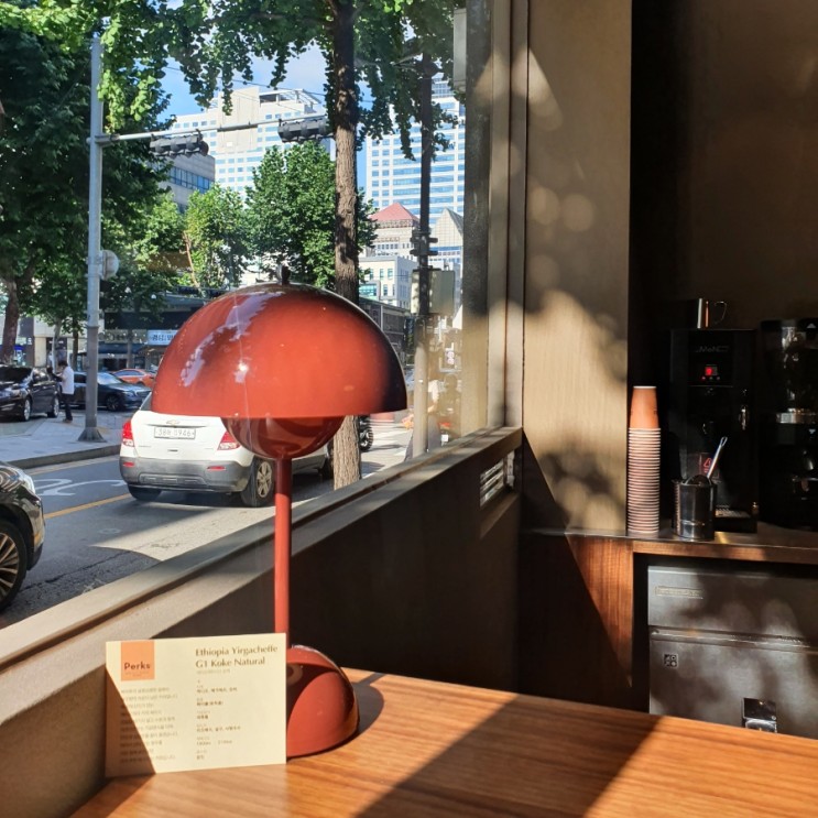 [서울/삼성역 카페]펔스커피 Perks coffee ☕ 햇살 좋은 선릉역 카페 추천