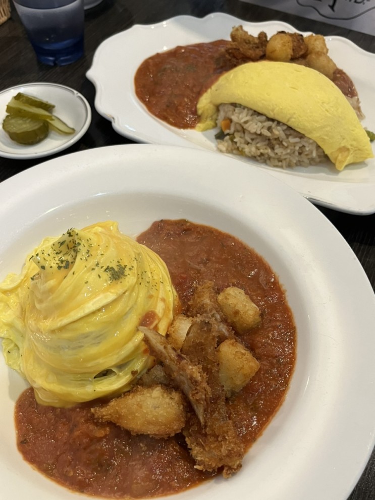 [성신여대 맛집] 마이란🍳(오믈렛, 토네이도 오므라이스) 후식으로 도쿄빙수 땡겨주기(애플망고빙수, 당고)