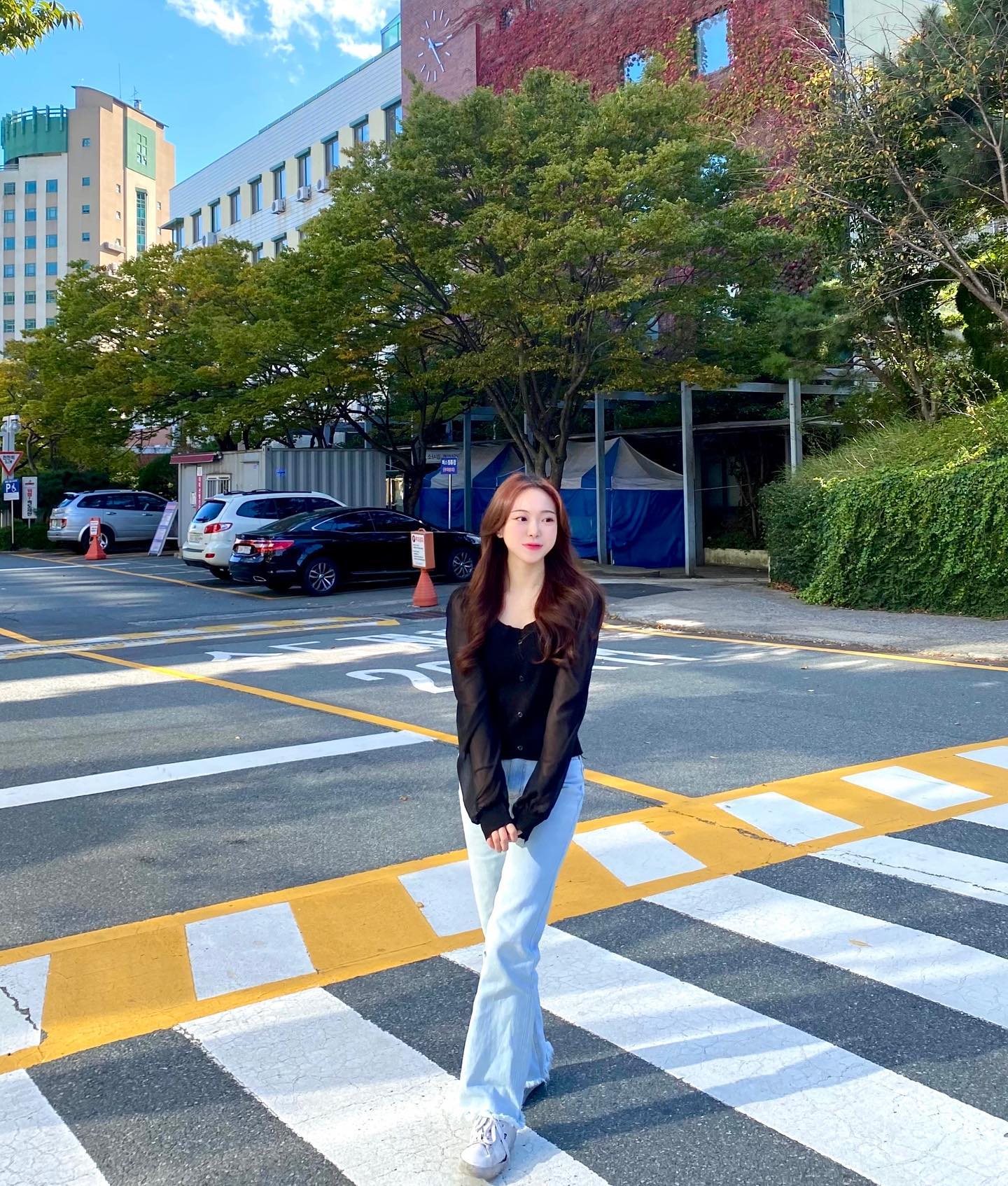 홍보대사 촬영 갔다가 언니 덕분에 사진 건지기🫶