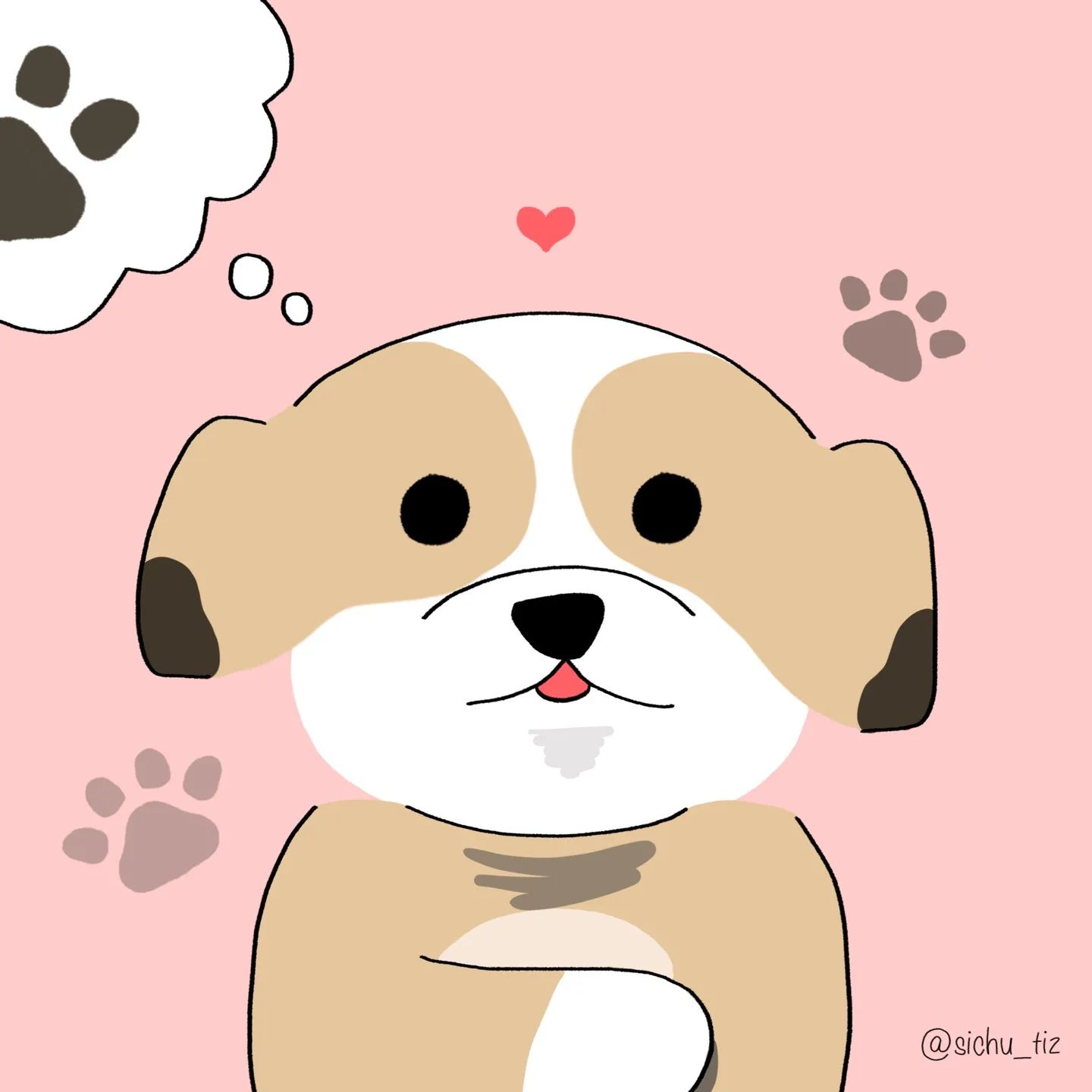 갑자기 그리고 싶어서
손 가는대로 그린 필이🐾
.
.
.
#강아지툰 #동물툰 #인스타툰 #공감툰 #일상툰 #강아지 #시츄 #시츄티즈 #말티즈 #강아지 #멍스타그램 #dog #dogstagram 
#댕댕이 #반려견 #데일리 #일상 #daily #일러스트 #강아지일러스트 #강아지배경화면