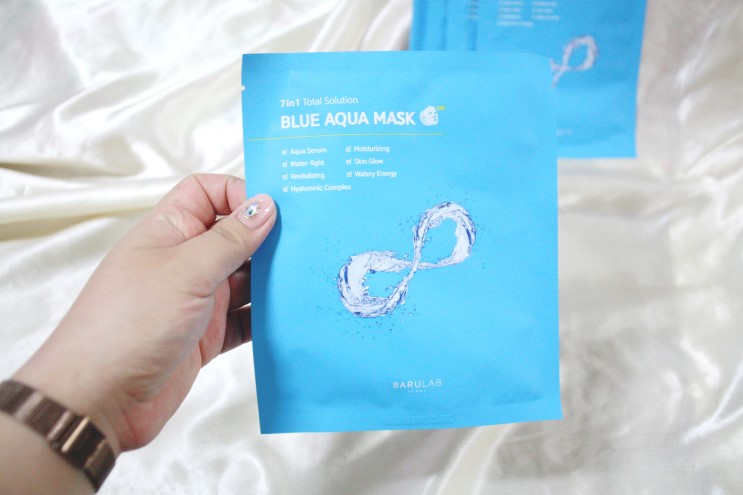 바루랩  '블루 아쿠아 마스크(BLUE AQUA MASK)' 수분마스크팩추천해요!