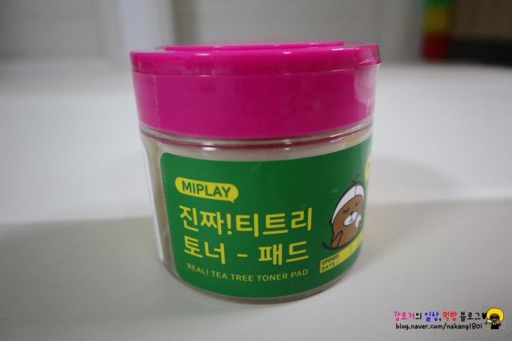 미플리 진짜 티트리 토너 패드 간편해서 좋다!