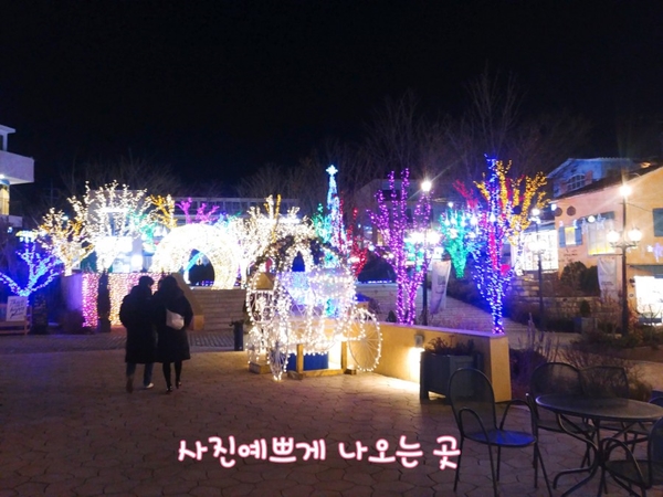 사진예쁘게나오는곳에서 무료로 불빛축제 즐기기