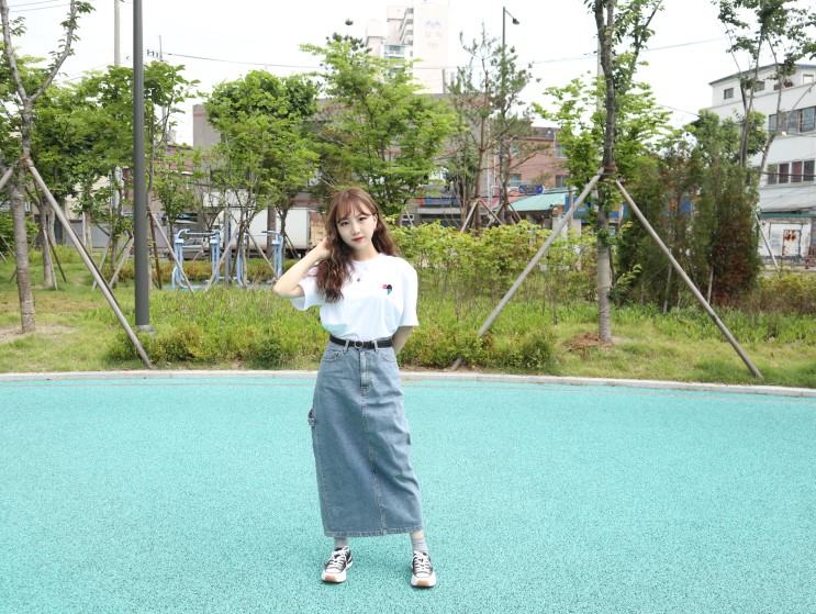 [베테제 반팔] 하이틴무드 신상, 하트하프티셔츠 데일리룩 추천!