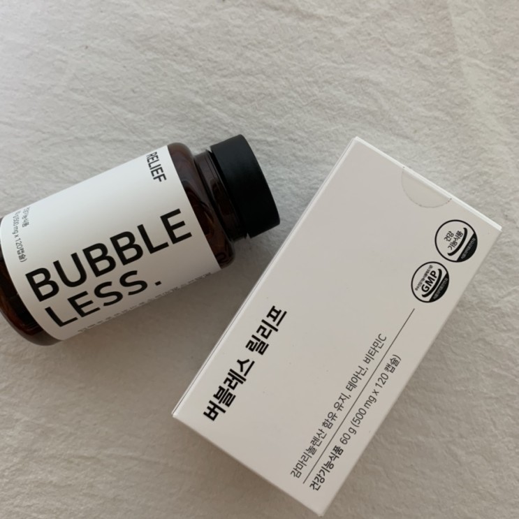 버블레스 릴리프 : 생리전 증후군 해소에 도움을 줌!