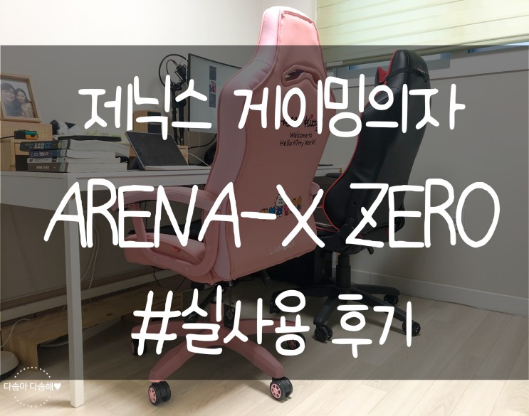 실사용 후기, 제닉스 아레나 게이밍 의자 (ARENA-X ZERO)