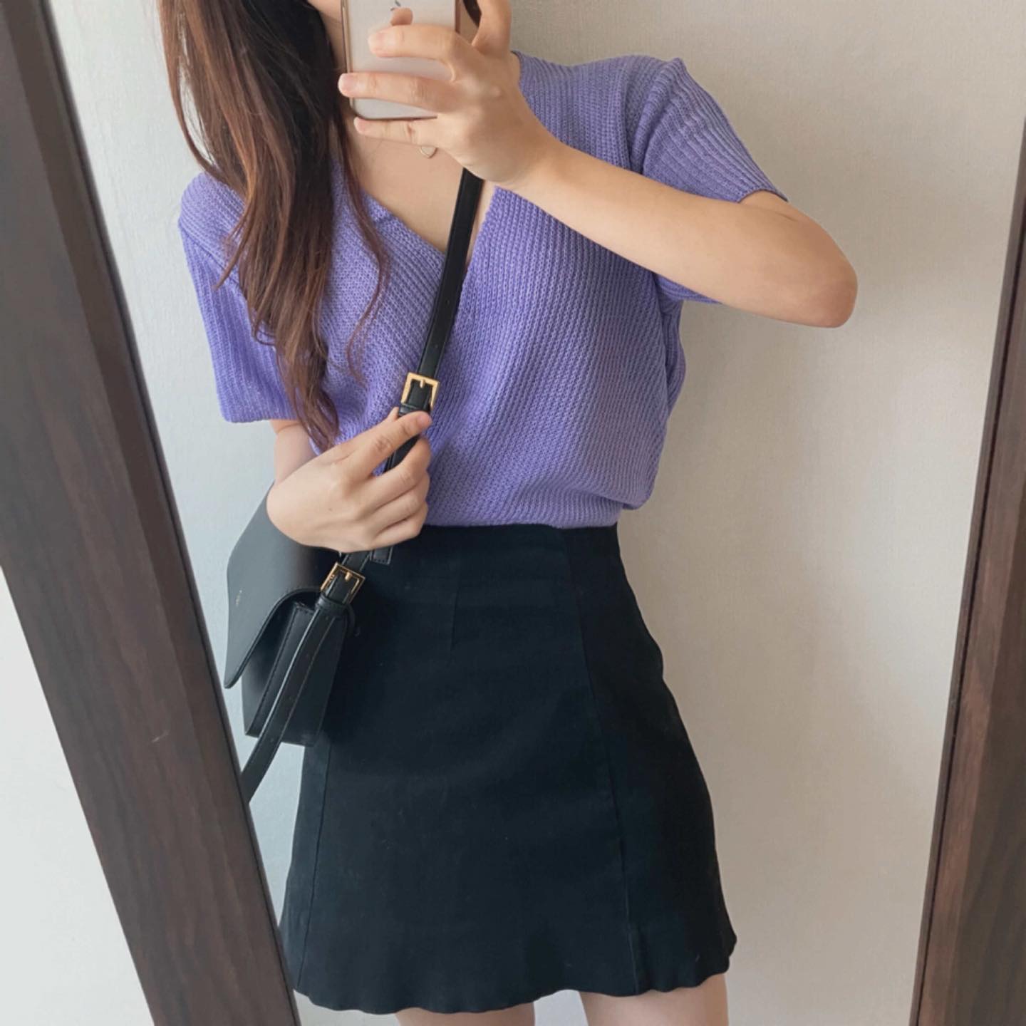 데일리 끝판왕 반팔 랩니트💜